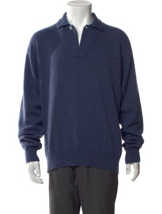 Loro Piana Cashmere Collar Polo Sweater