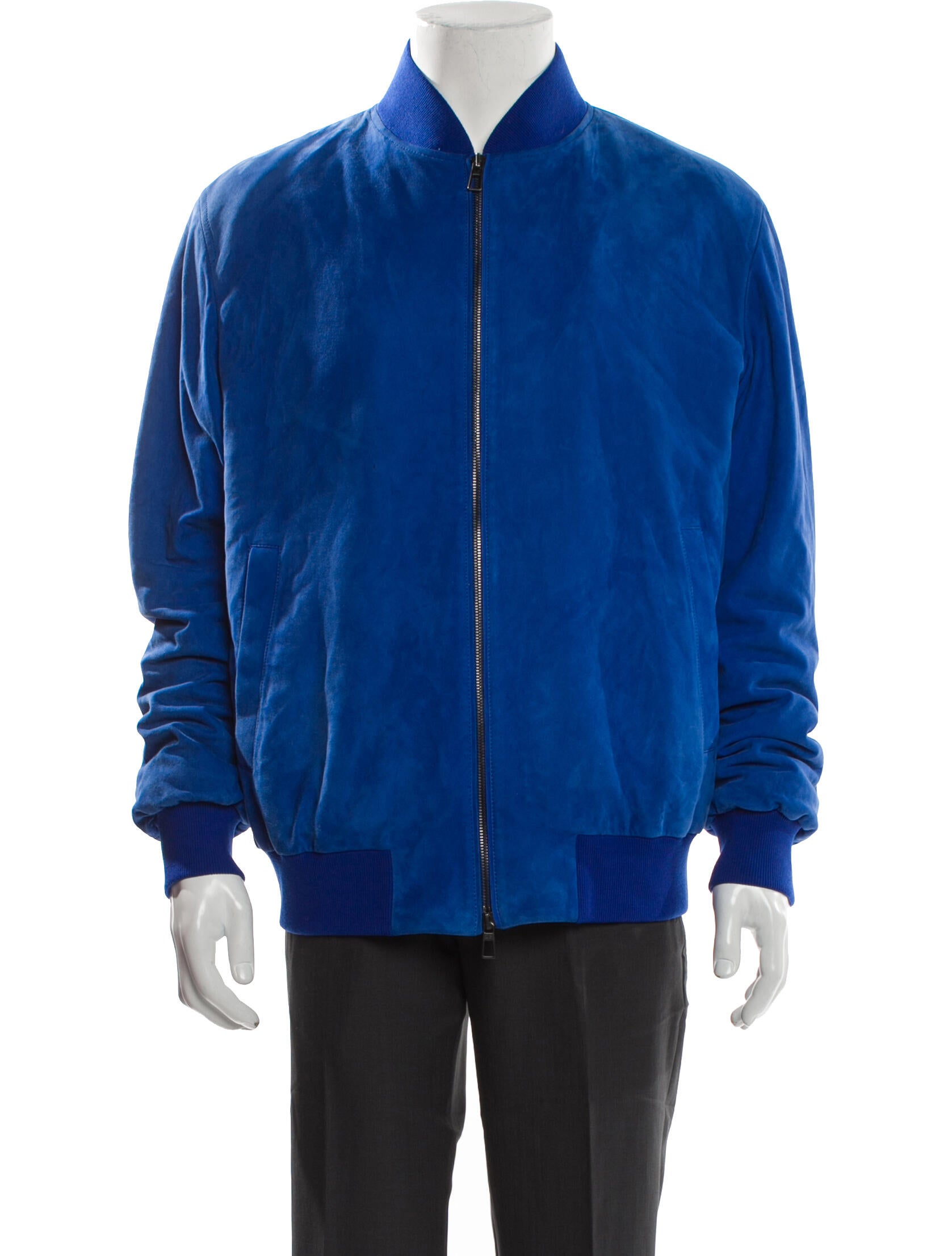 Loro Piana Suede Bomber Jacket