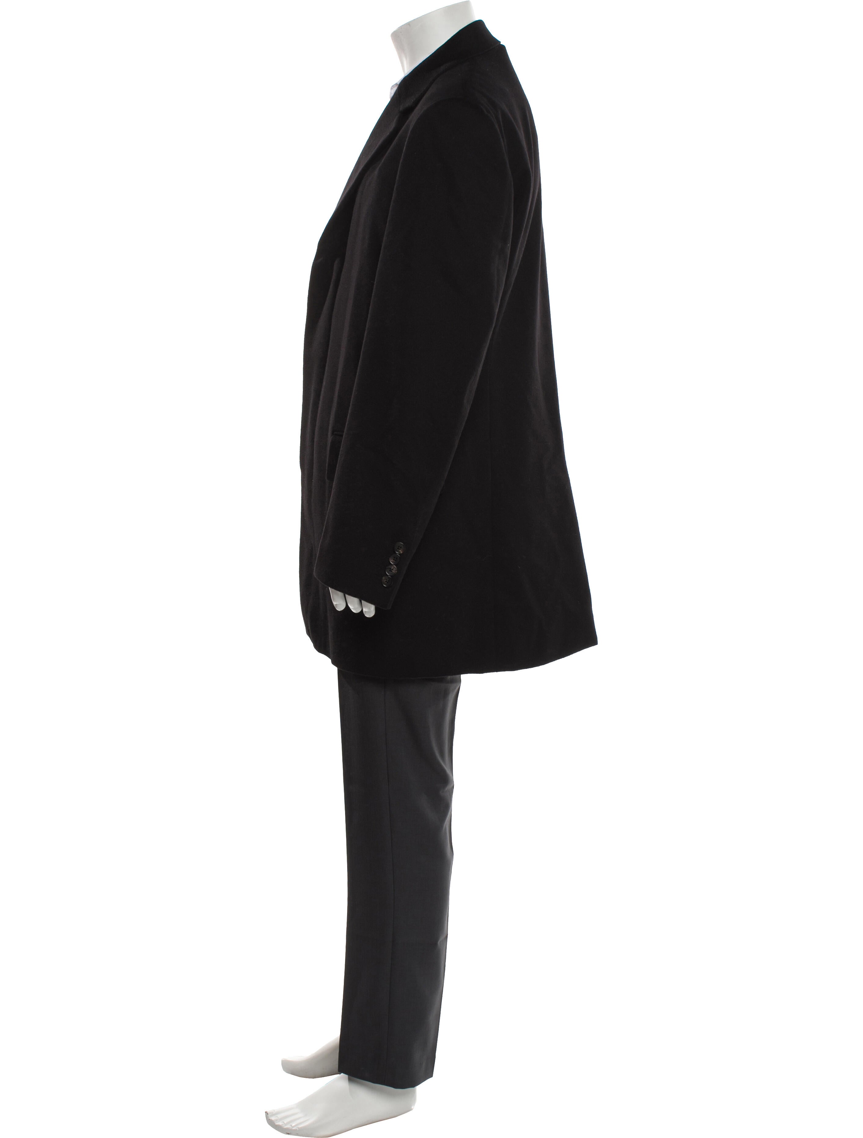 Loro Piana Green Storm System International Cashmere Overcoat