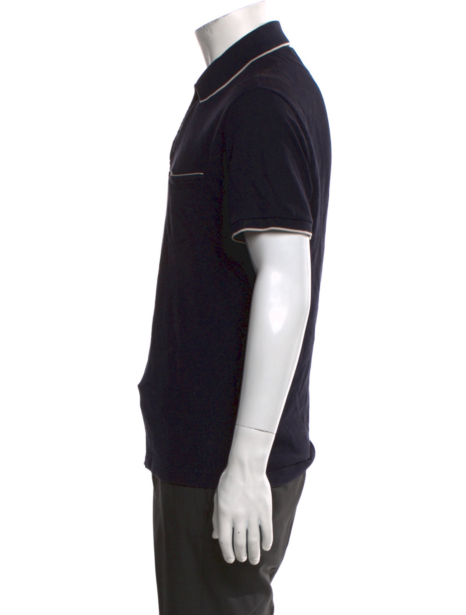 Loro Piana Collar Short Sleeve Polo Shirt