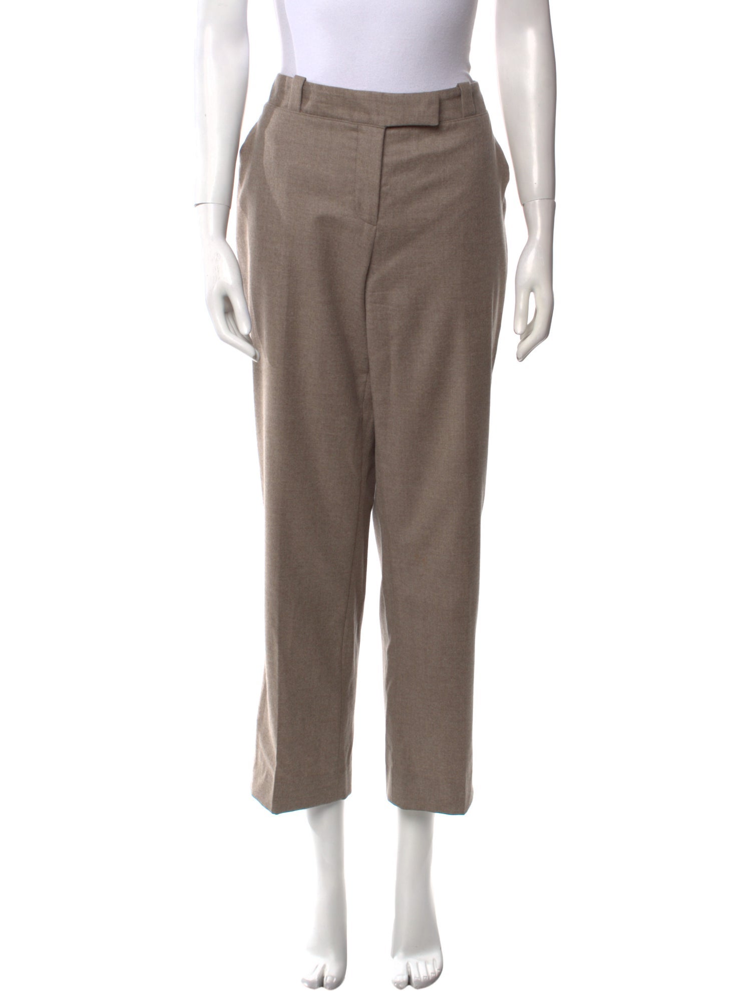 Loro Piana Virgin Wool Straight Leg Pants