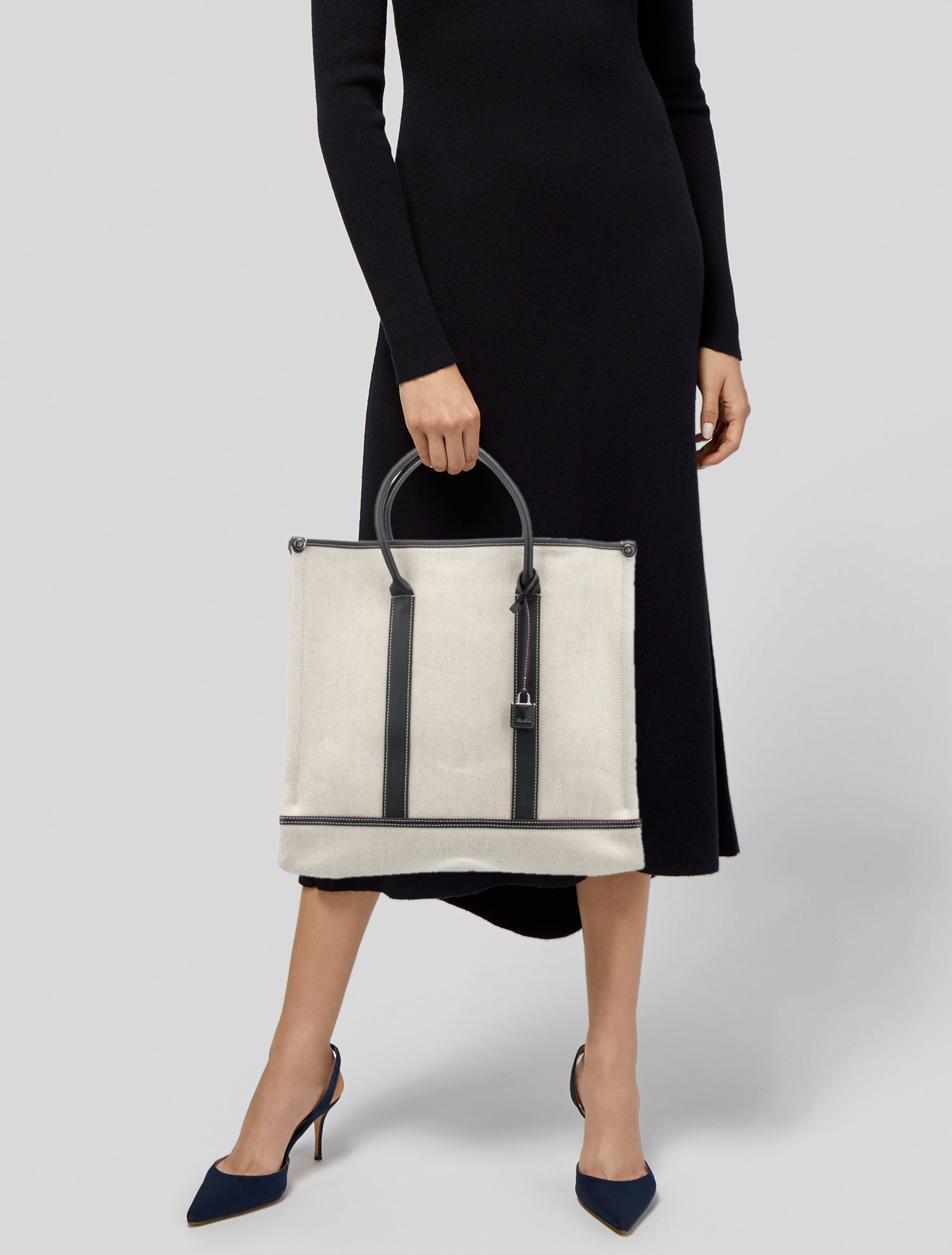 Loro Piana Canvas Beam Small w/ Tags