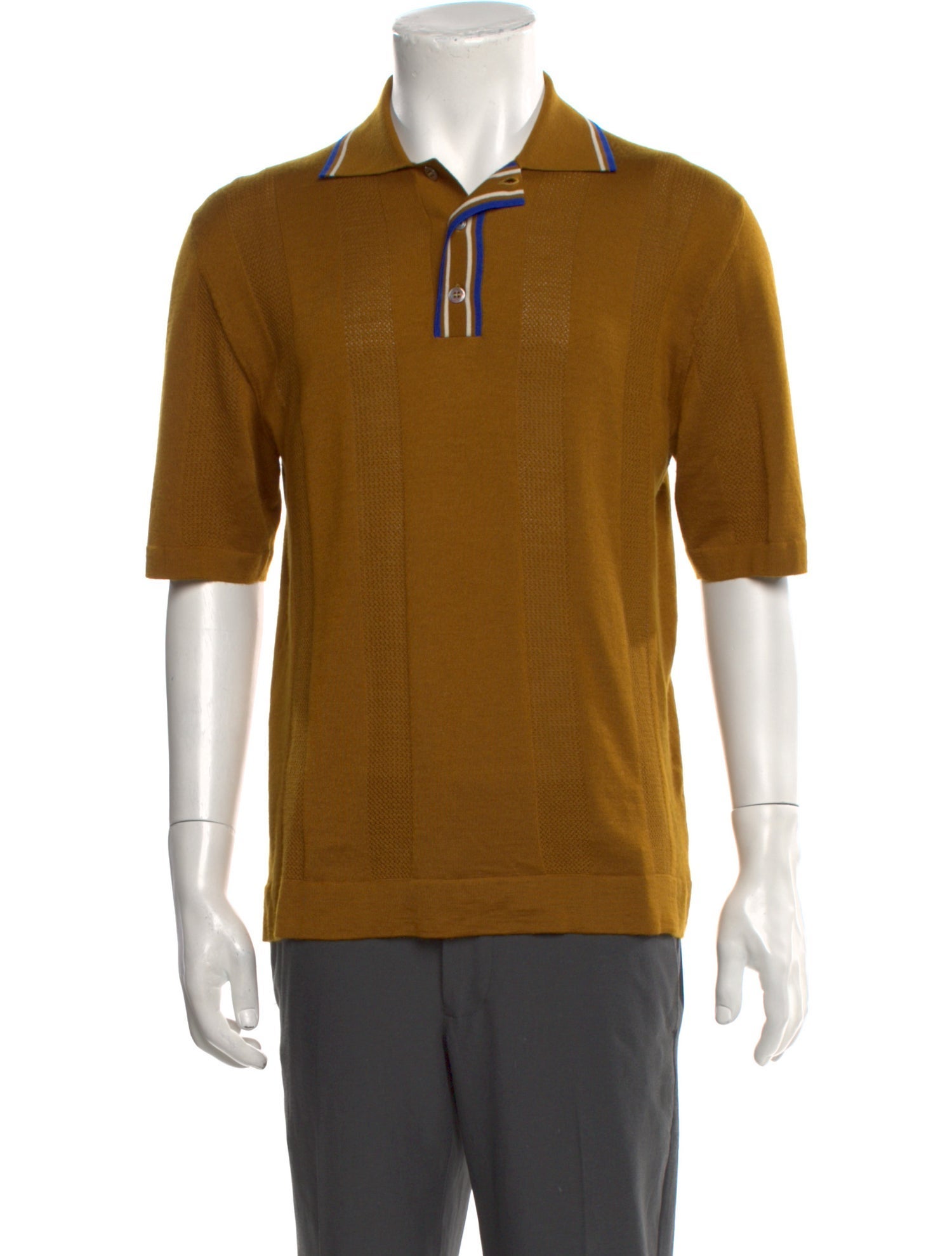 Loro Piana Cashmere Collar Polo Sweater