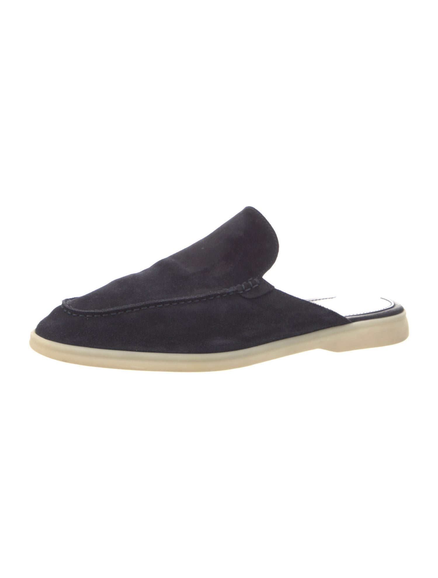 Loro Piana Babouche Walk Suede Slippers