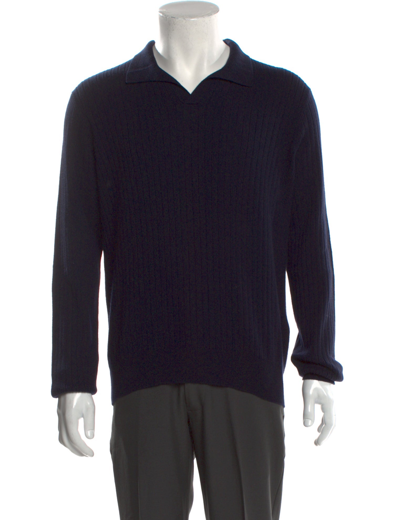 Loro Piana Cashmere Collar Polo Sweater