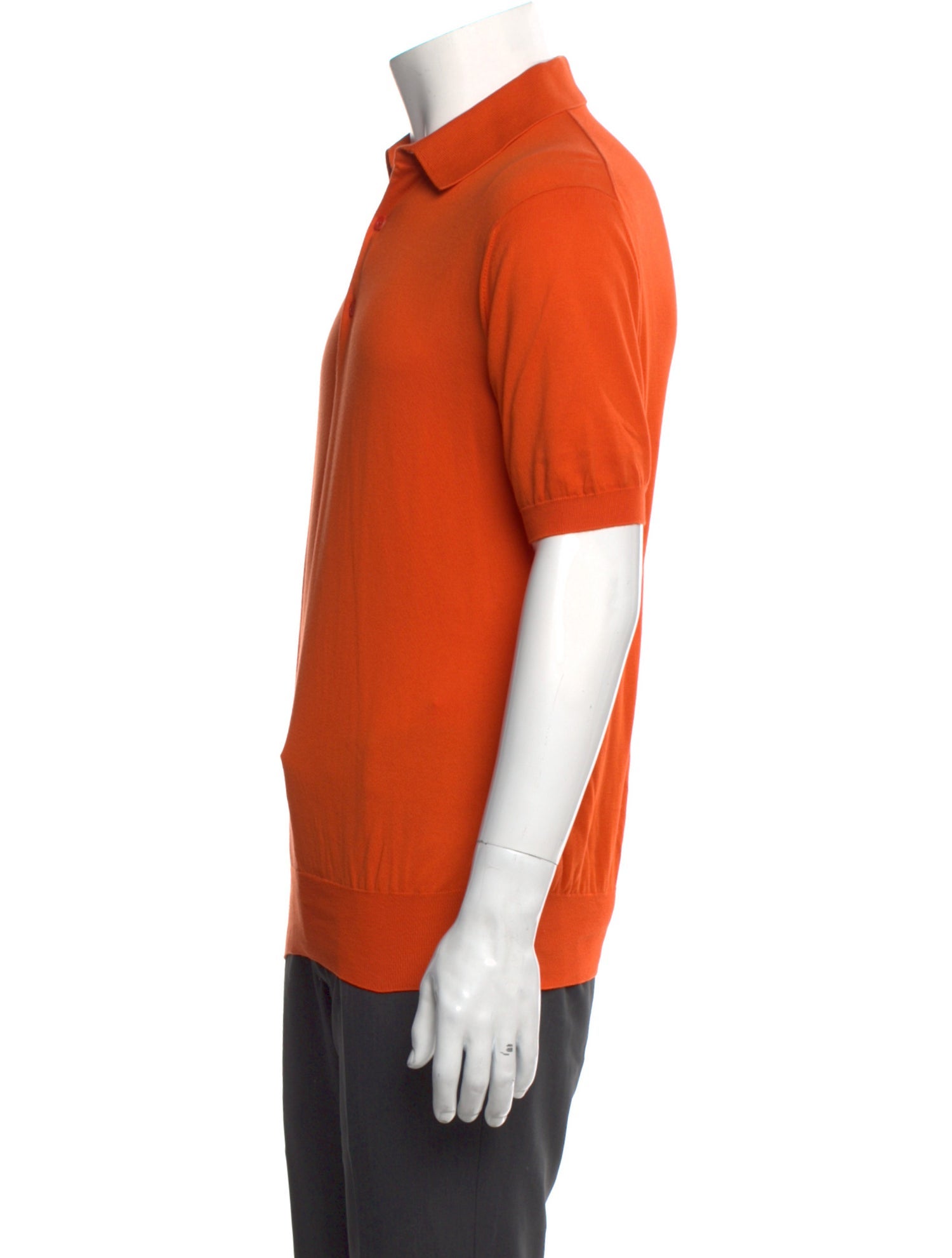 Loro Piana Crew Neck Short Sleeve Polo Shirt