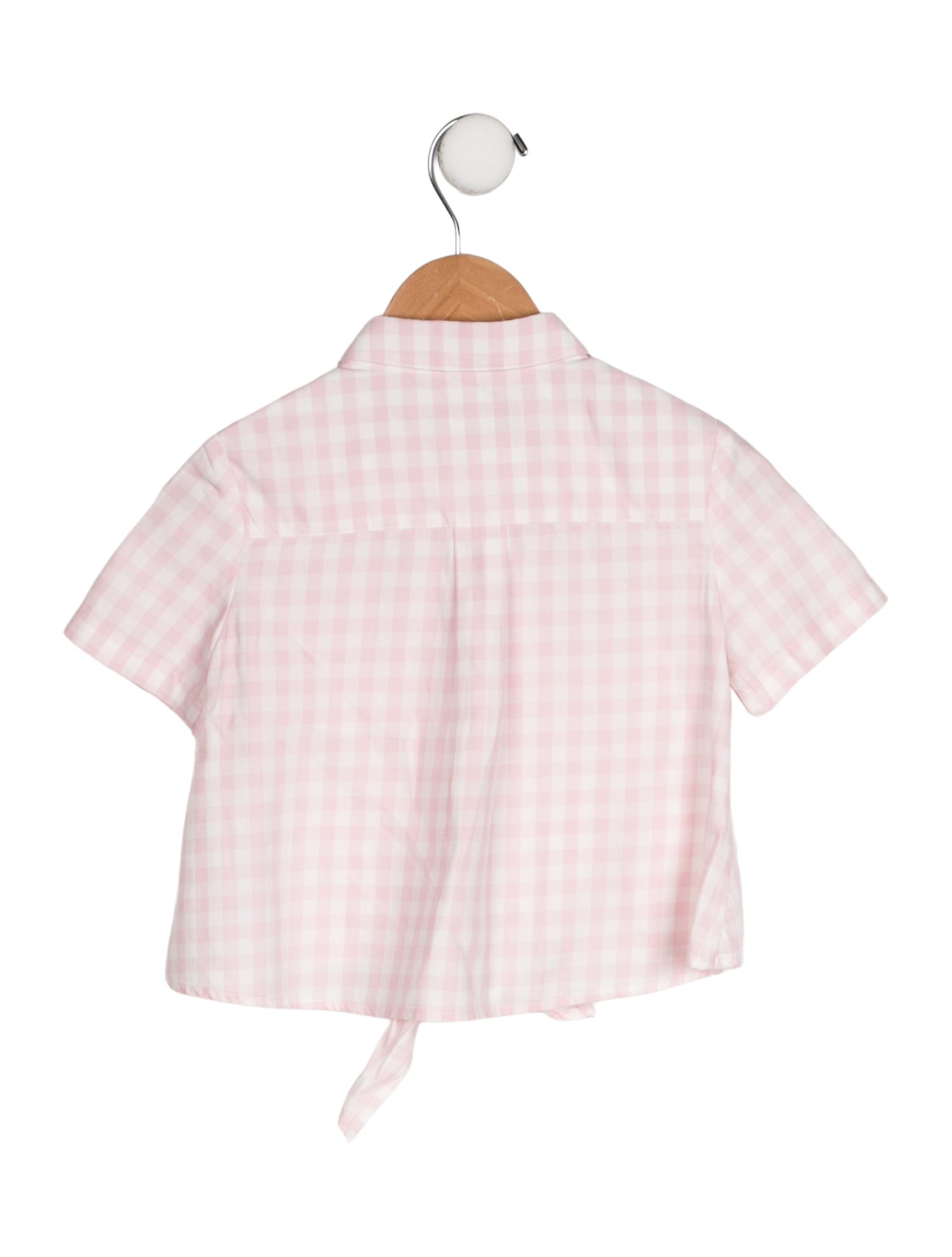 Loro Piana Plaid Short Sleeve Top