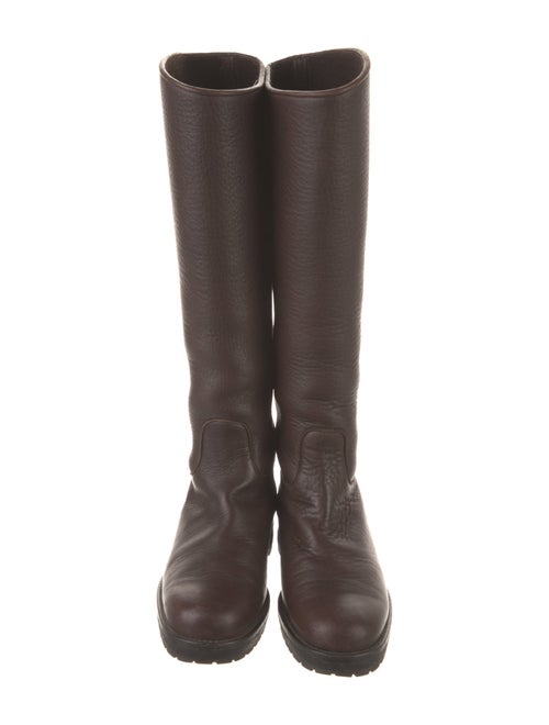 Loro Piana Leather Riding Boots