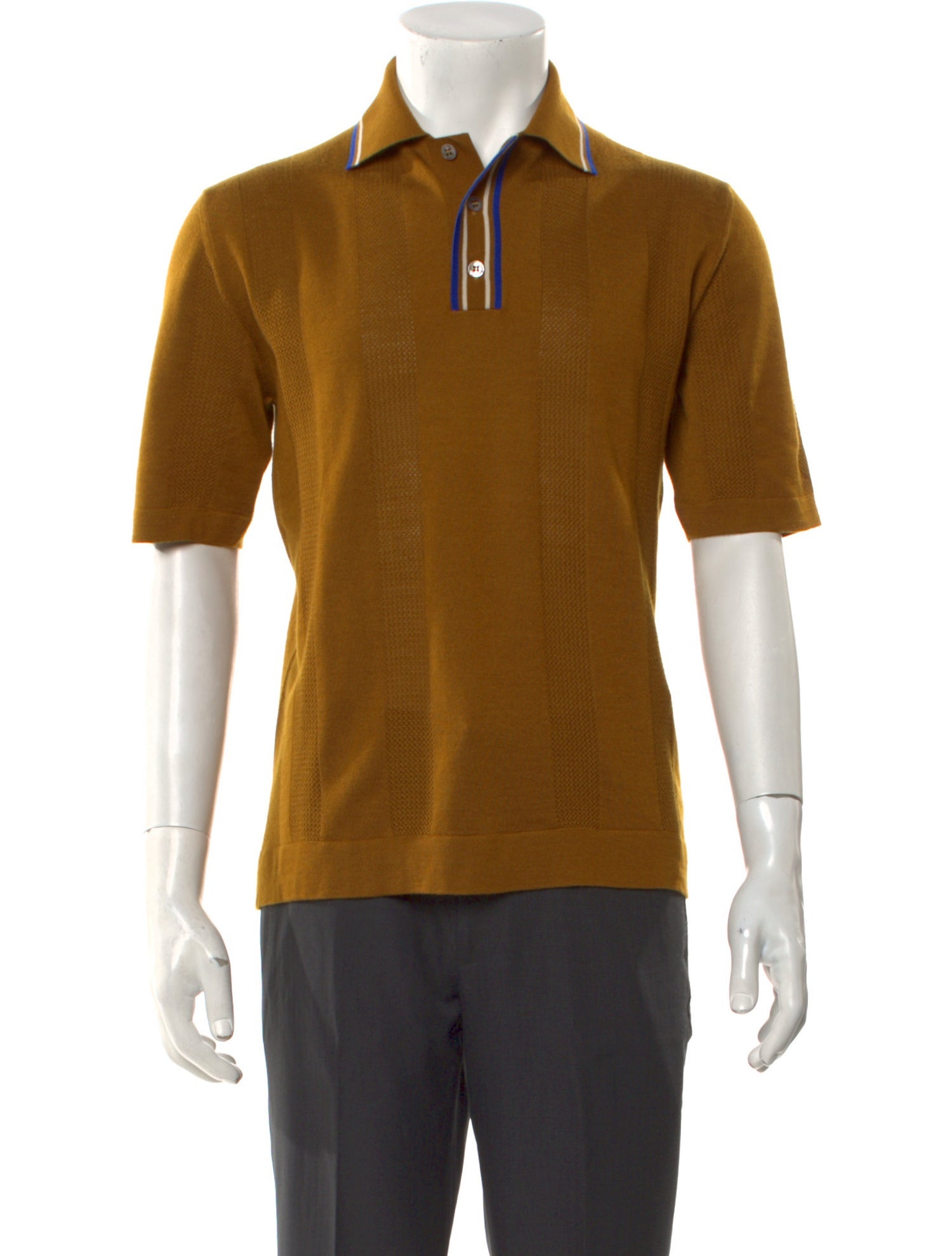 Loro Piana Cashmere Collar Polo Sweater