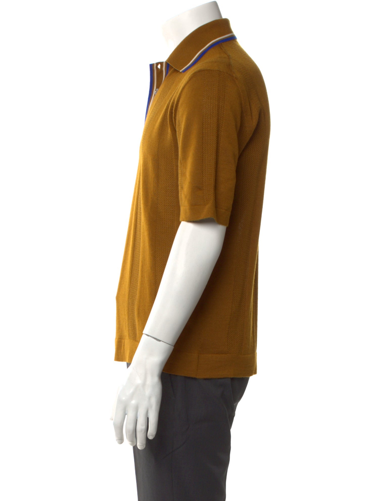 Loro Piana Cashmere Collar Polo Sweater