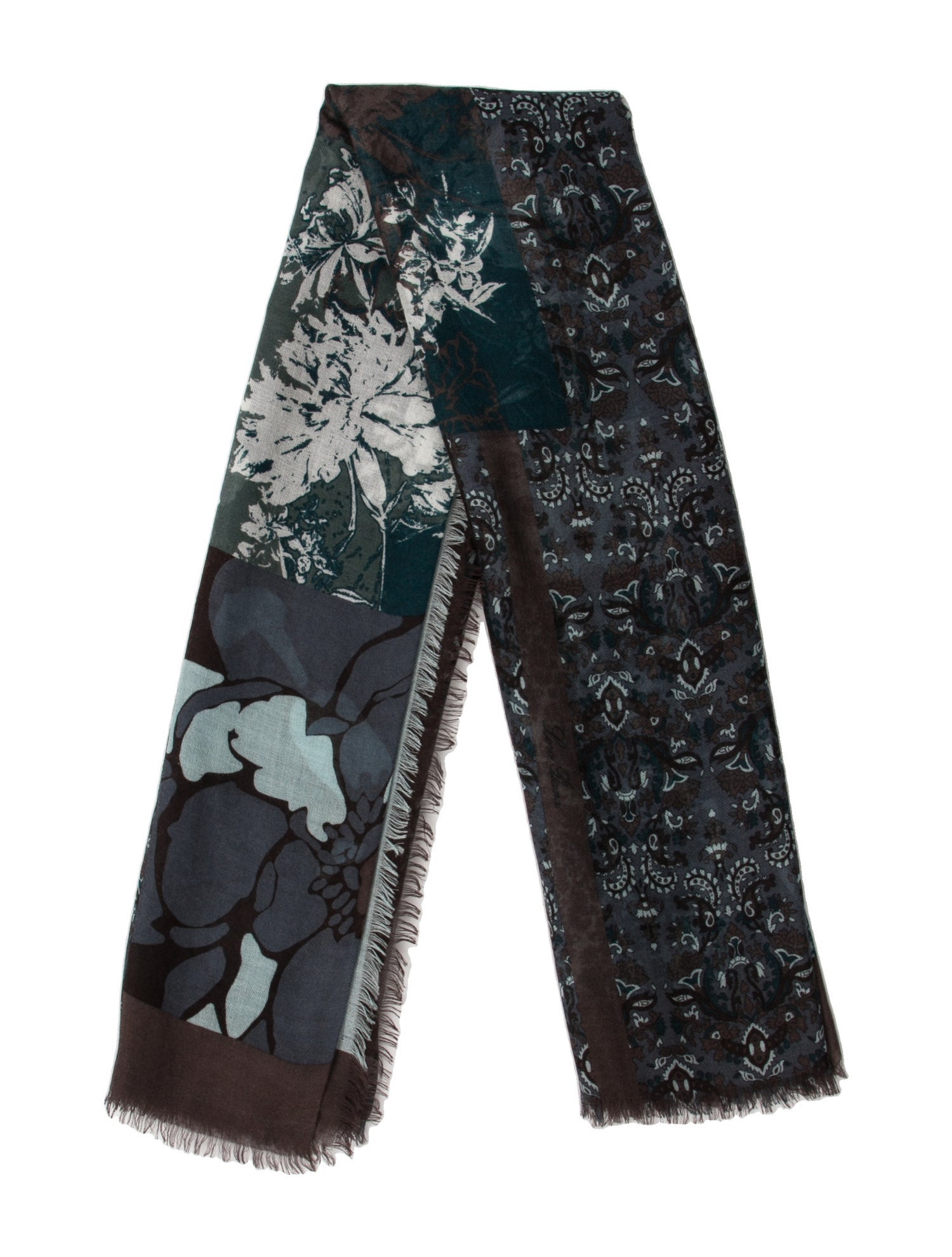 Loro Piana Cashmere Printed Shawl