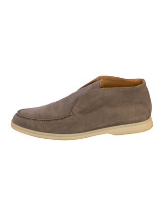 Loro Piana Open Walk Suede Boots