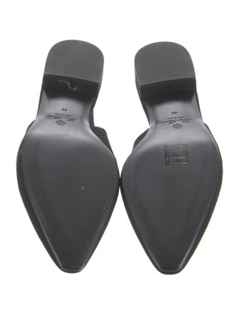 Loro Piana Rebecca Canvas Slingback Flats