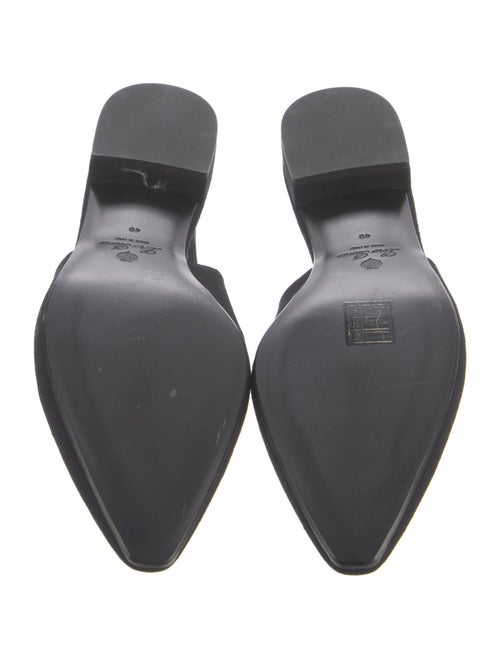 Loro Piana Rebecca Canvas Slingback Flats