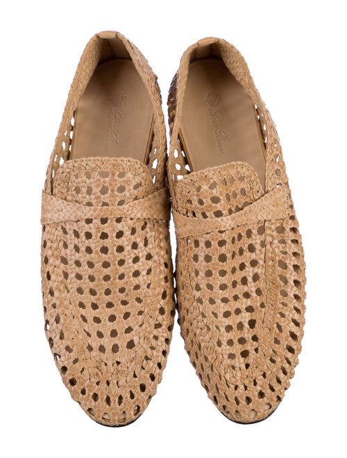 Loro Piana Raffia Loafers