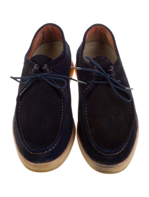 Loro Piana Sail And Walk Suede Oxfords