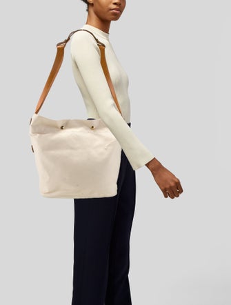 Loro Piana Canvas Bucket Bag