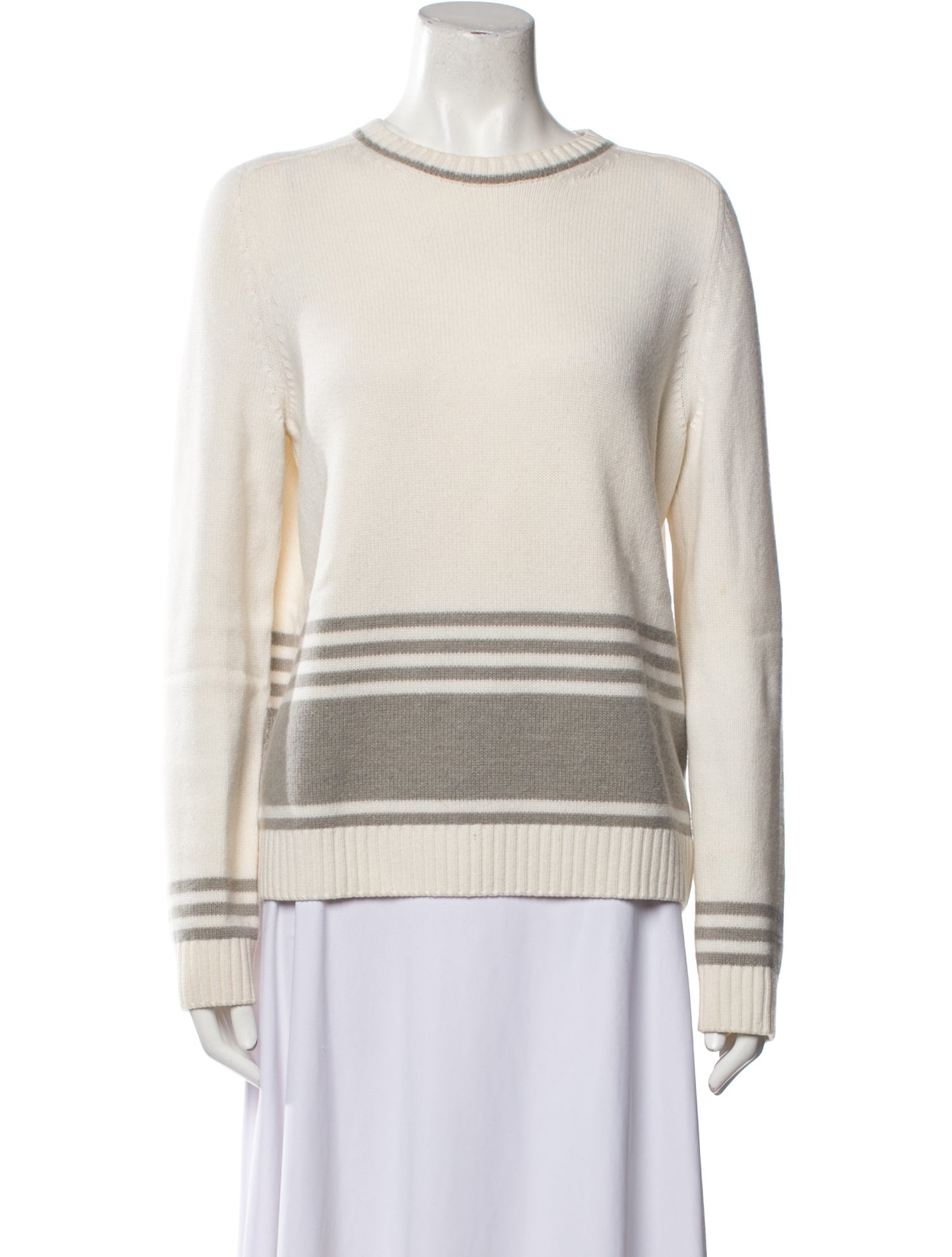Loro Piana Baby Cashmere Striped Sweater