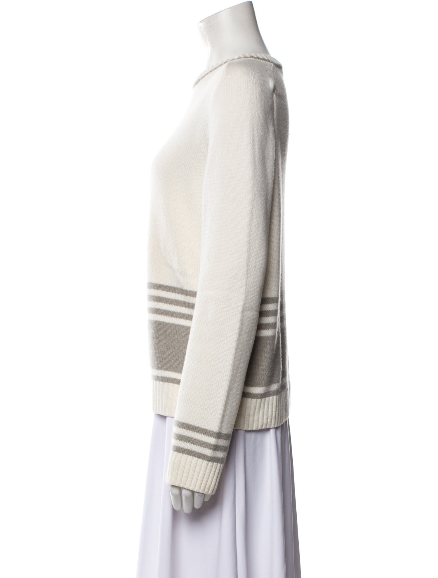 Loro Piana Baby Cashmere Striped Sweater