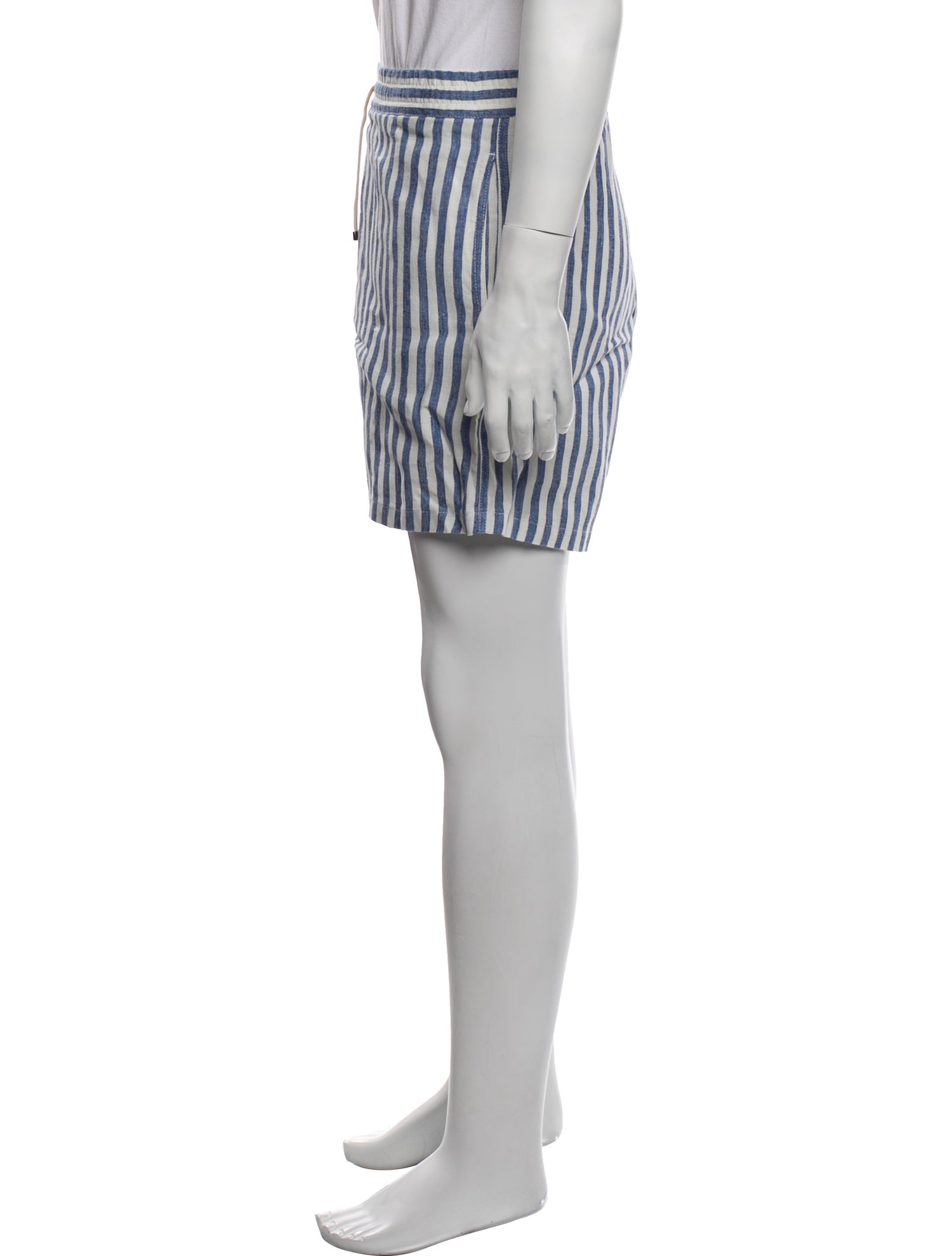 Loro Piana Linen Flat Front Shorts