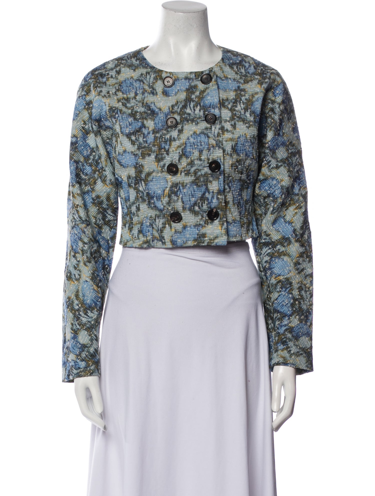 Loro Piana Maggie Floral Print Evening Jacket w/ Tags