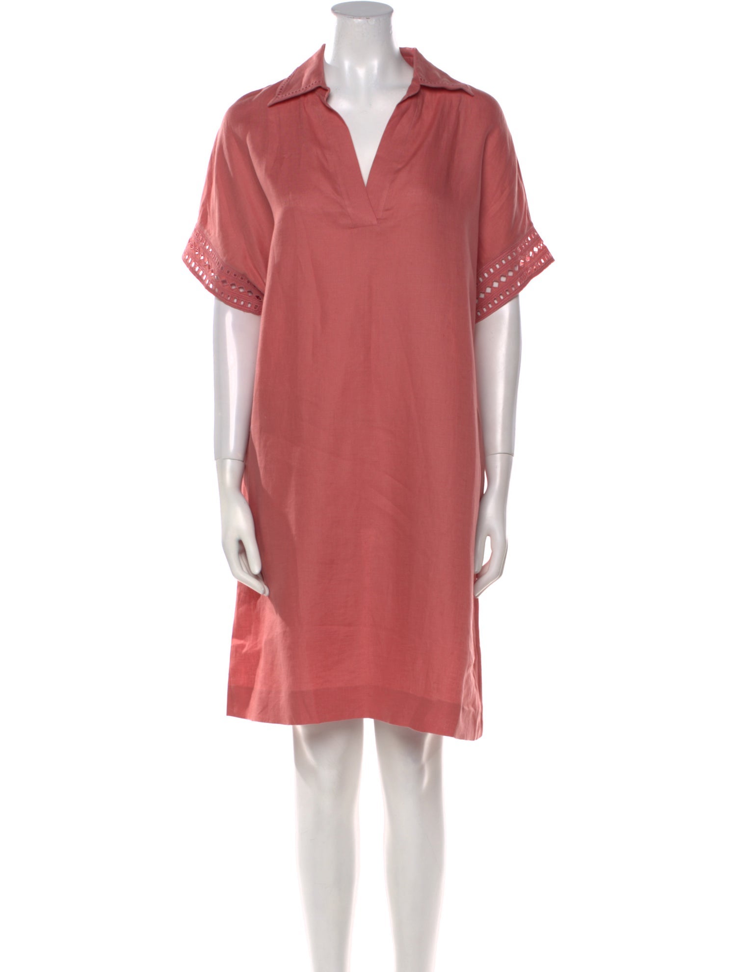 Loro Piana V-Neck Mini Dress