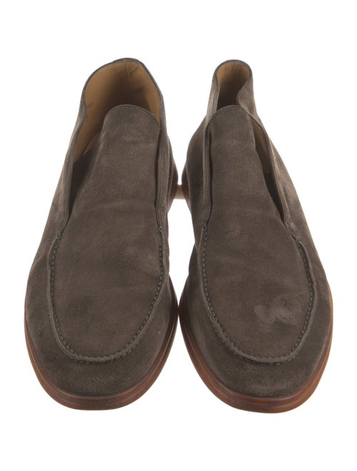 Loro Piana Open Walk Suede Loafers