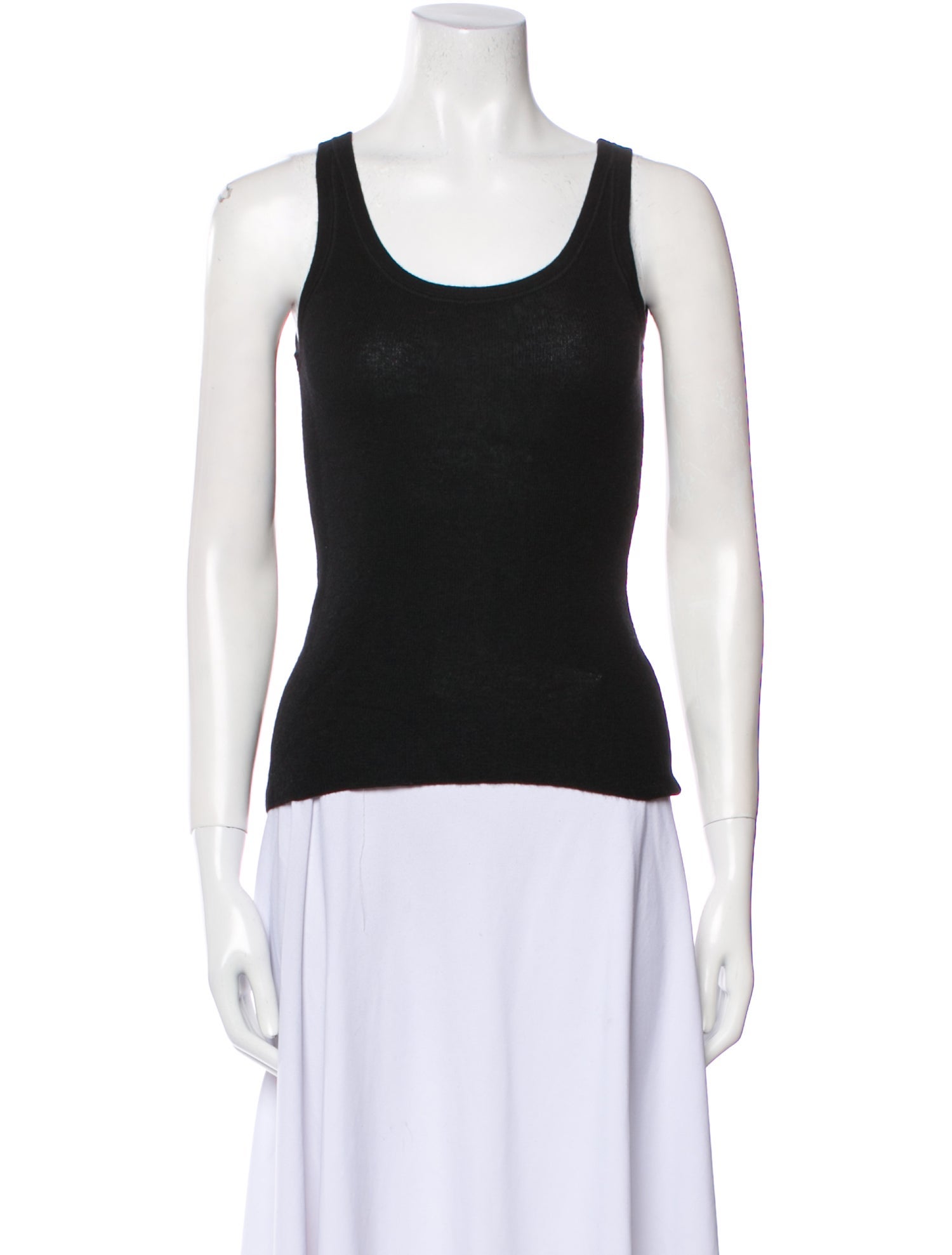 Loro Piana Cashmere Scoop Neck Top