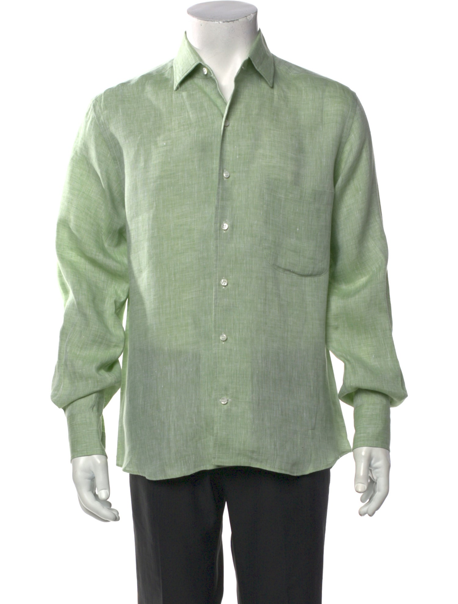 Loro Piana Andre Linen Dress Shirt