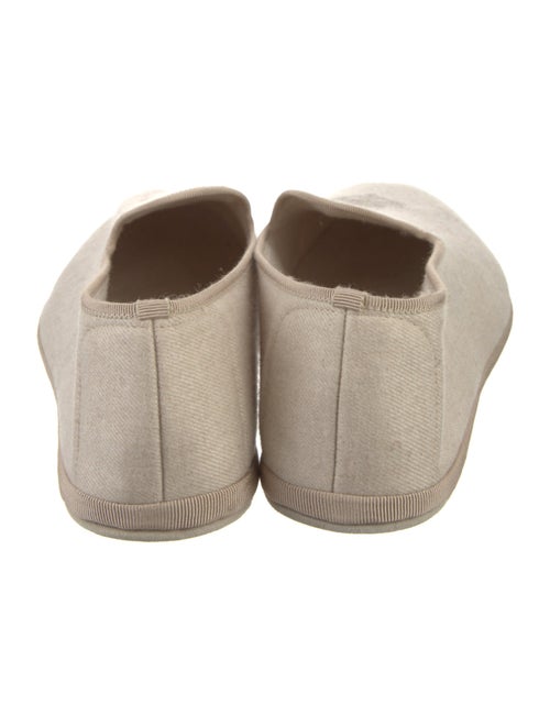 Loro Piana Cashmere Embroidered Accent Loafers
