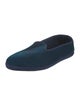 Loro Piana Cashmere Embroidered Accent Loafers