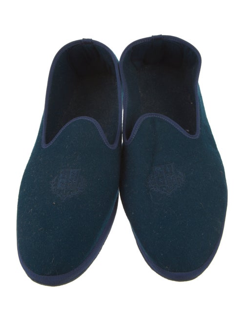 Loro Piana Cashmere Embroidered Accent Loafers