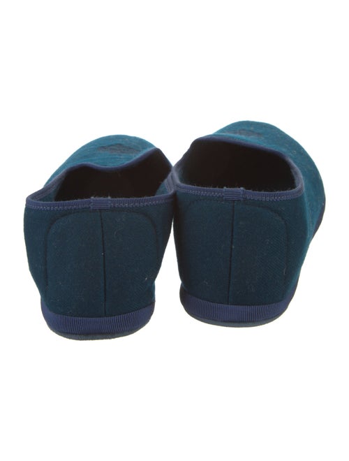 Loro Piana Cashmere Embroidered Accent Loafers