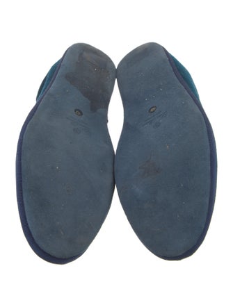 Loro Piana Cashmere Embroidered Accent Loafers