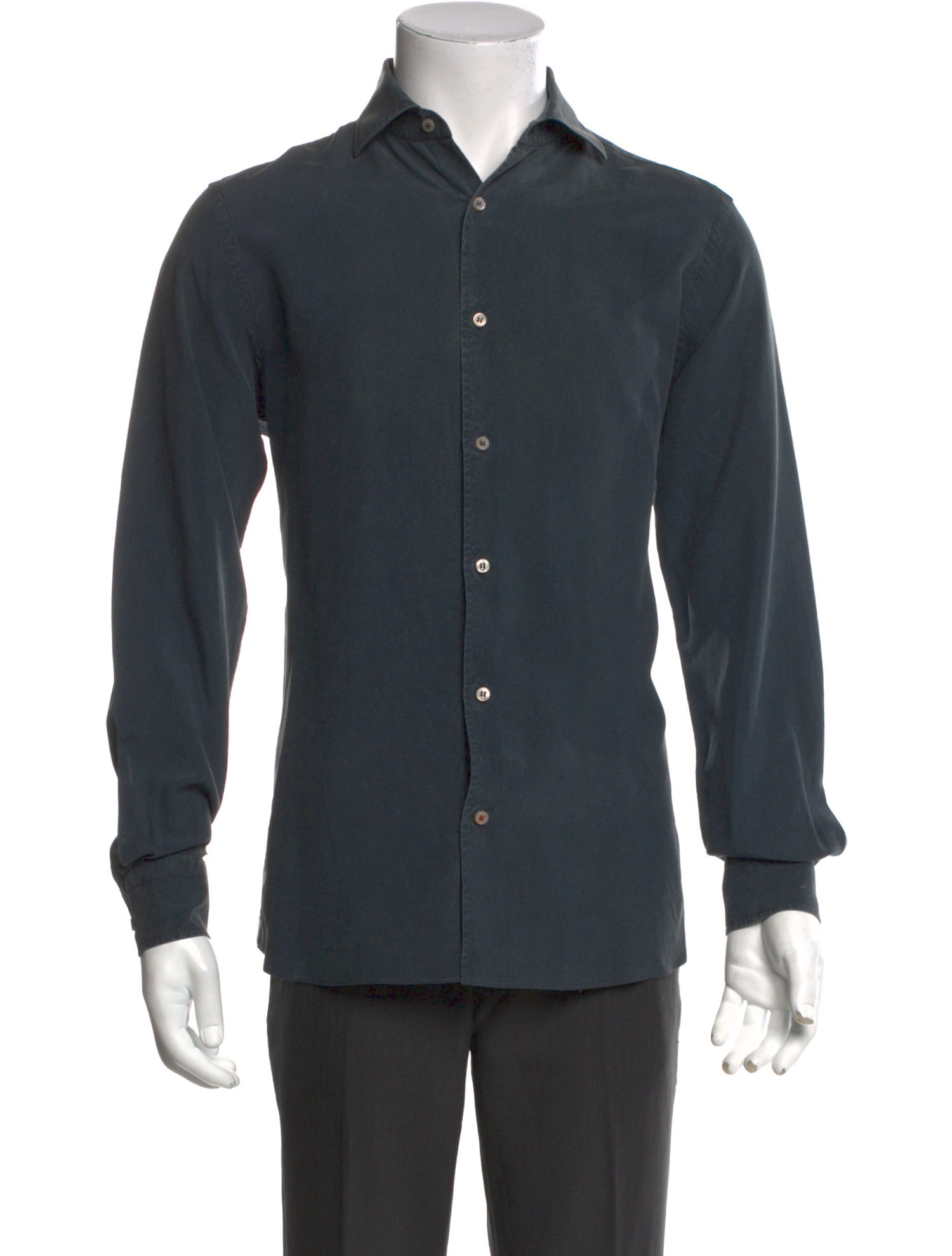 Loro Piana Silk Long Sleeve Shirt