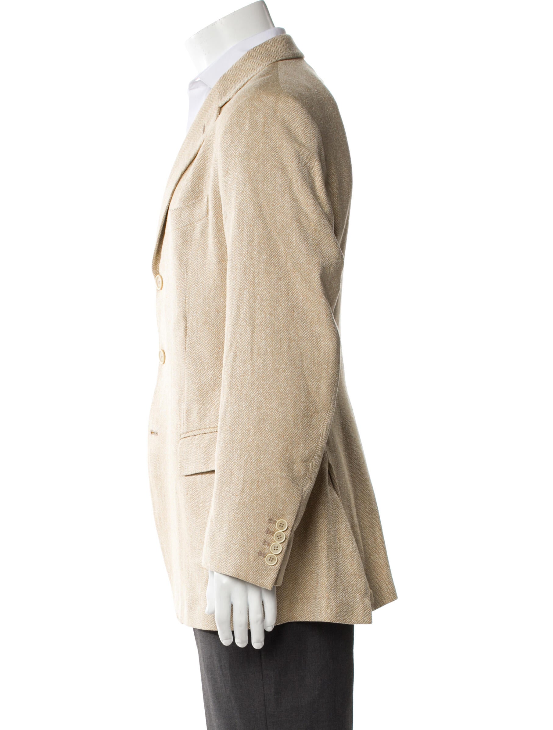 Loro Piana Silk Striped Blazer