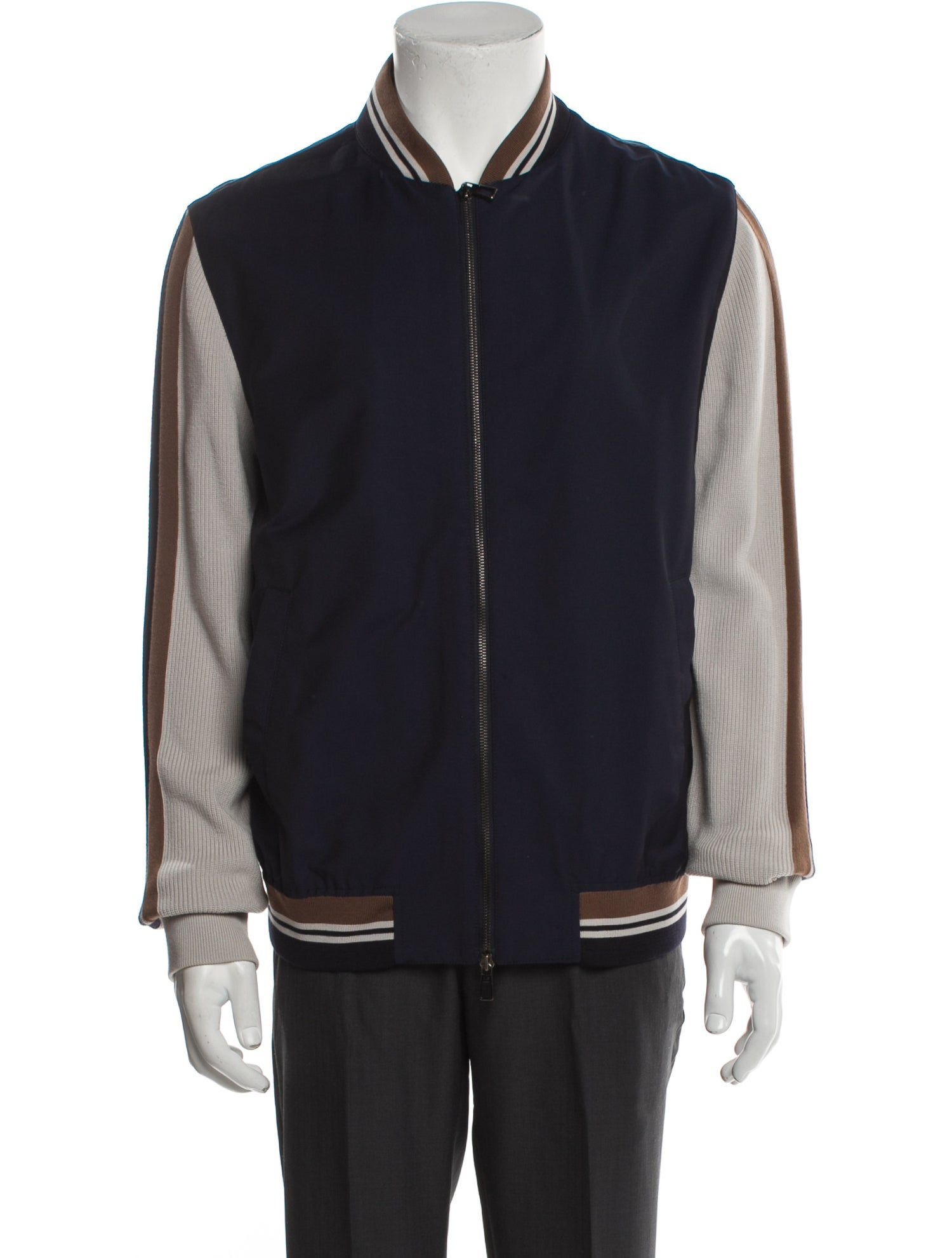 Loro Piana Storm System Virgin Wool Bomber Jacket