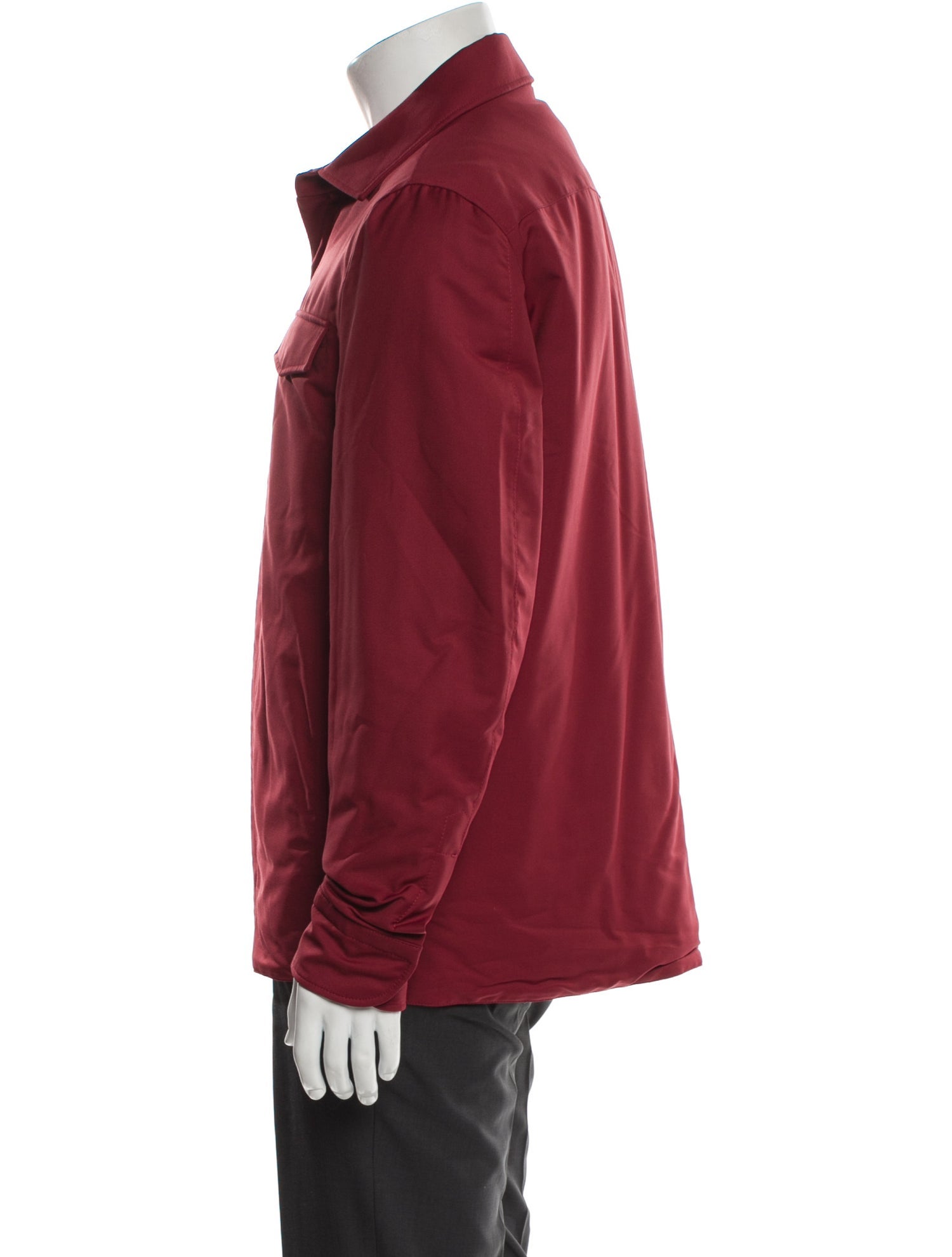 Loro Piana Green Tecnowool Virgin Wool Utility Jacket