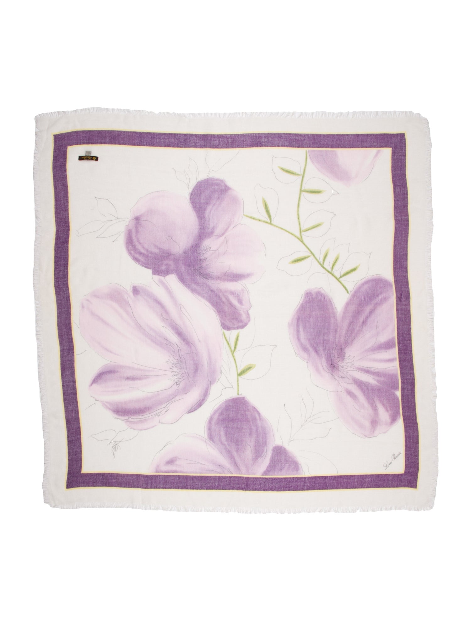 Loro Piana Colorblock Pattern Scarf