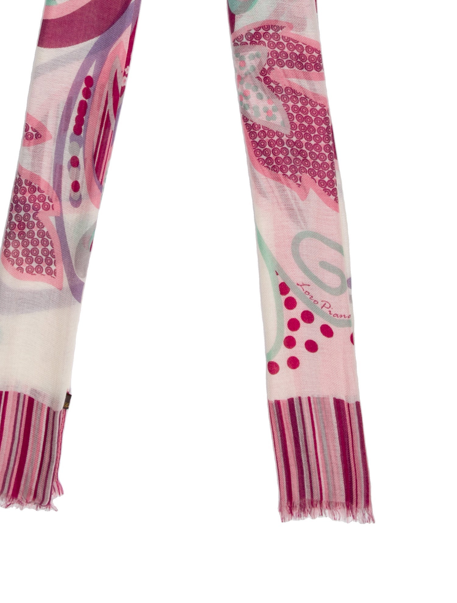 Loro Piana Cashmere Printed Stole