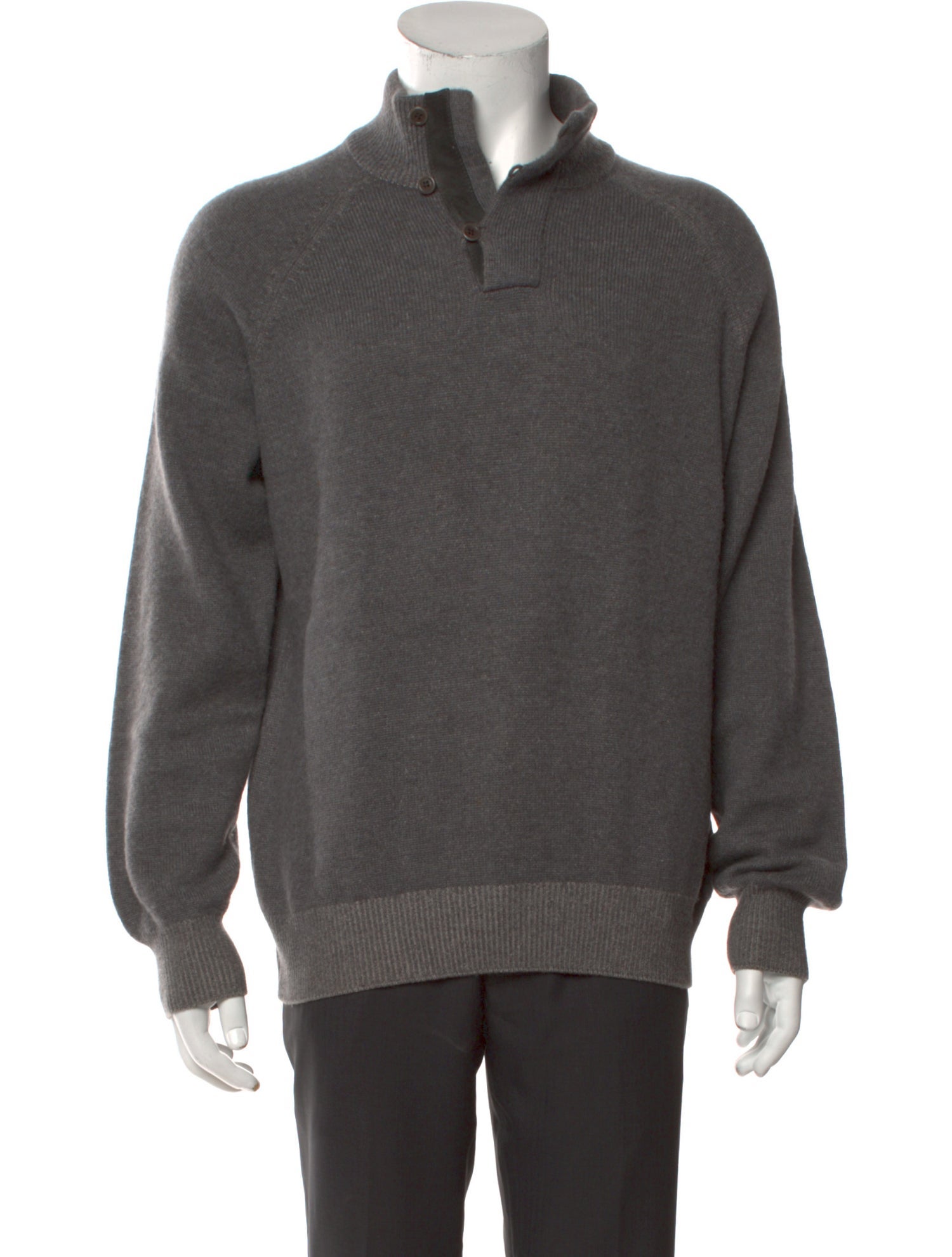 Loro Piana Cashmere Turtleneck Polo Sweater