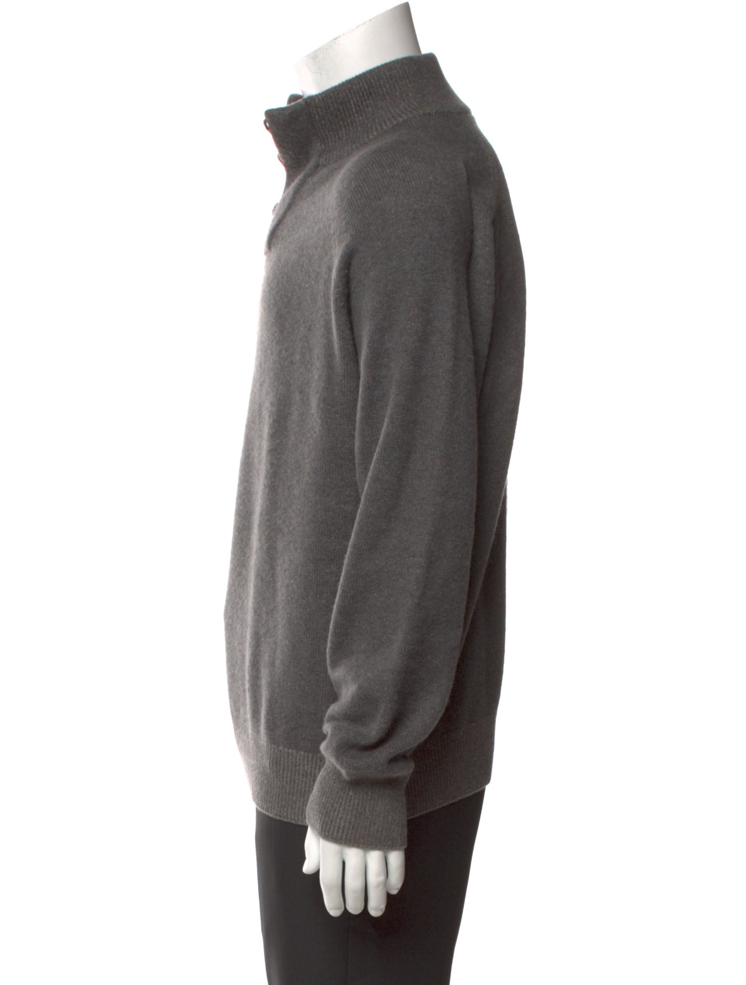 Loro Piana Cashmere Turtleneck Polo Sweater