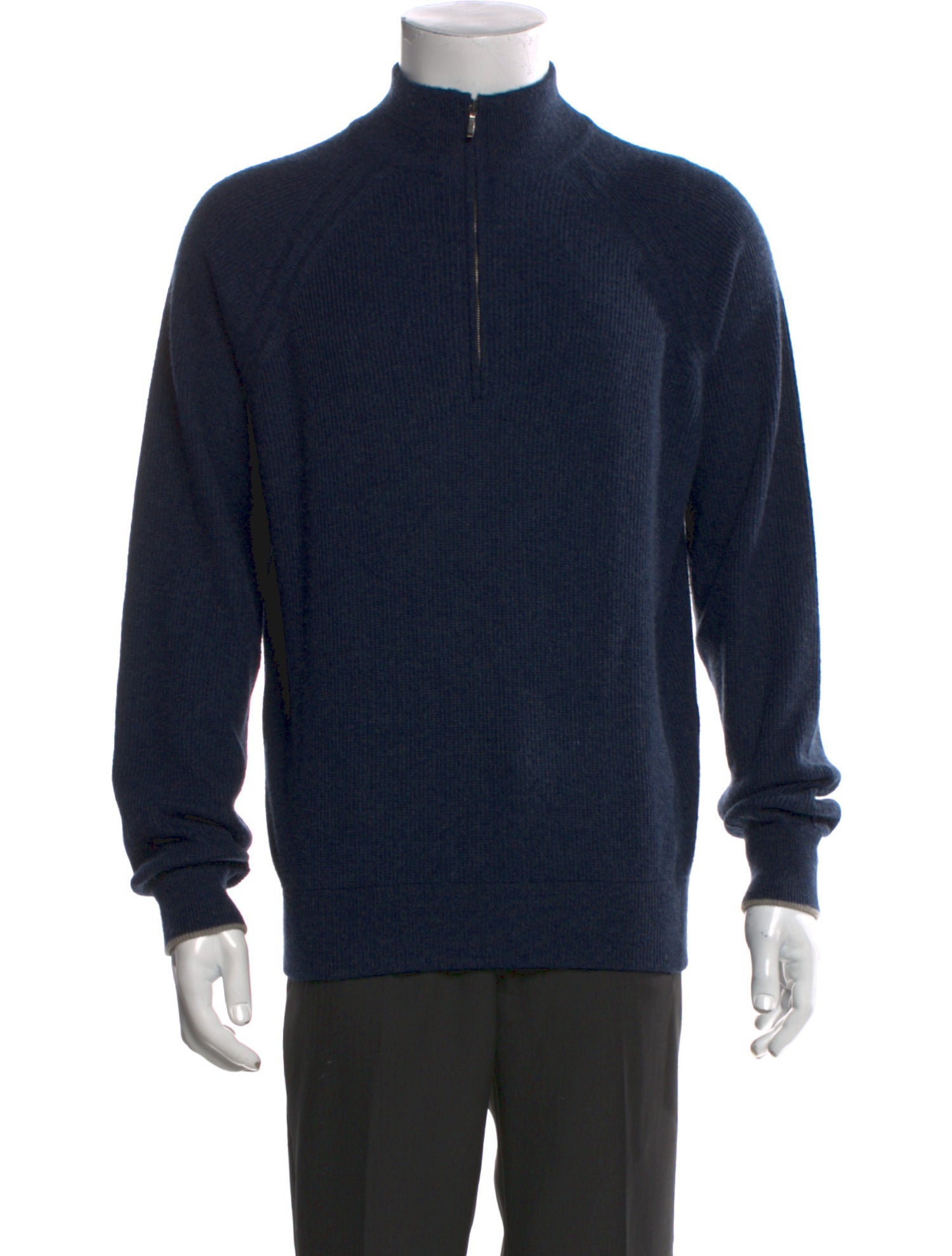 Loro Piana Cashmere Turtleneck Polo Sweater