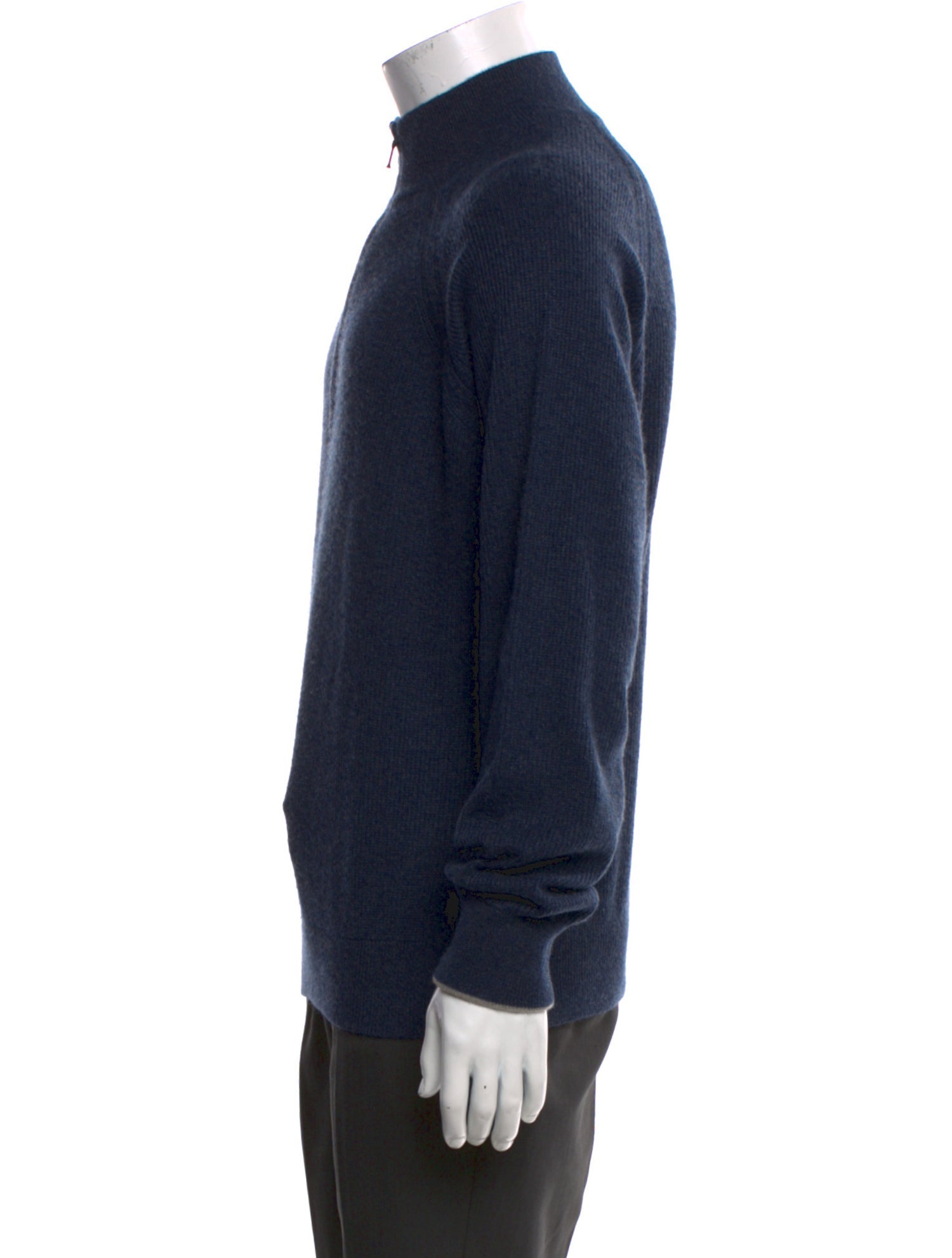 Loro Piana Cashmere Turtleneck Polo Sweater