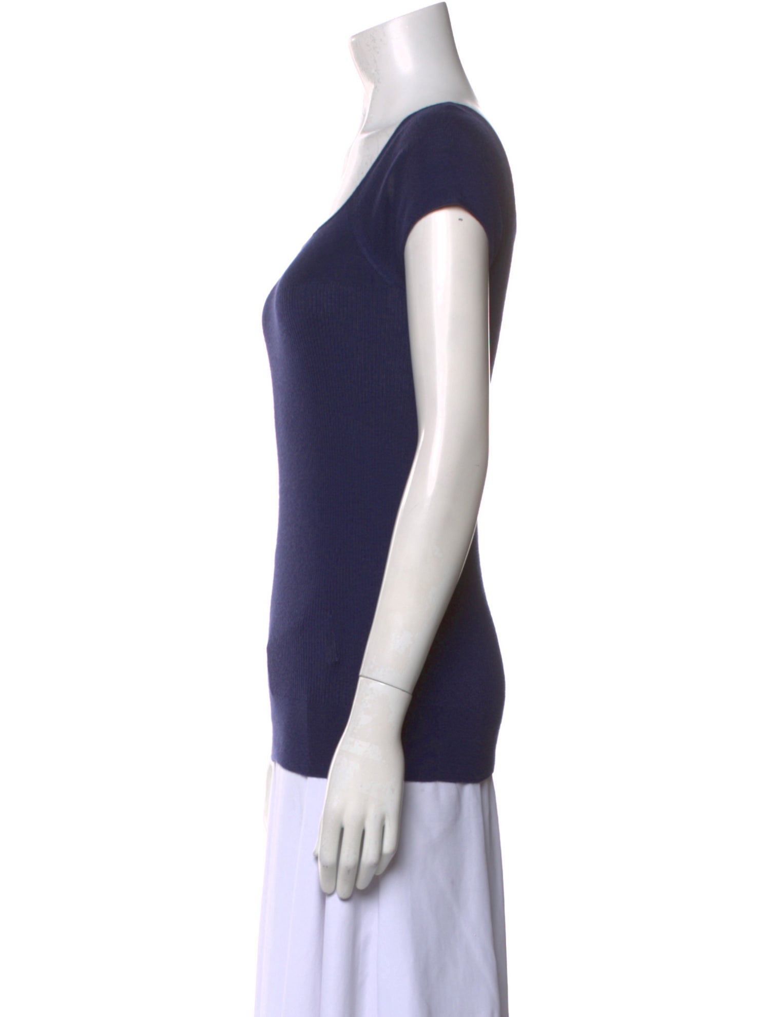 Loro Piana Cashmere Square Neckline Sweater