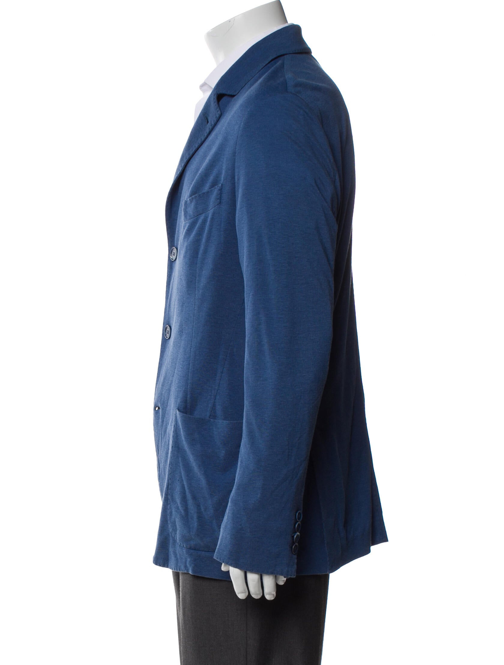 Loro Piana Leather Trim Embellishment Blazer