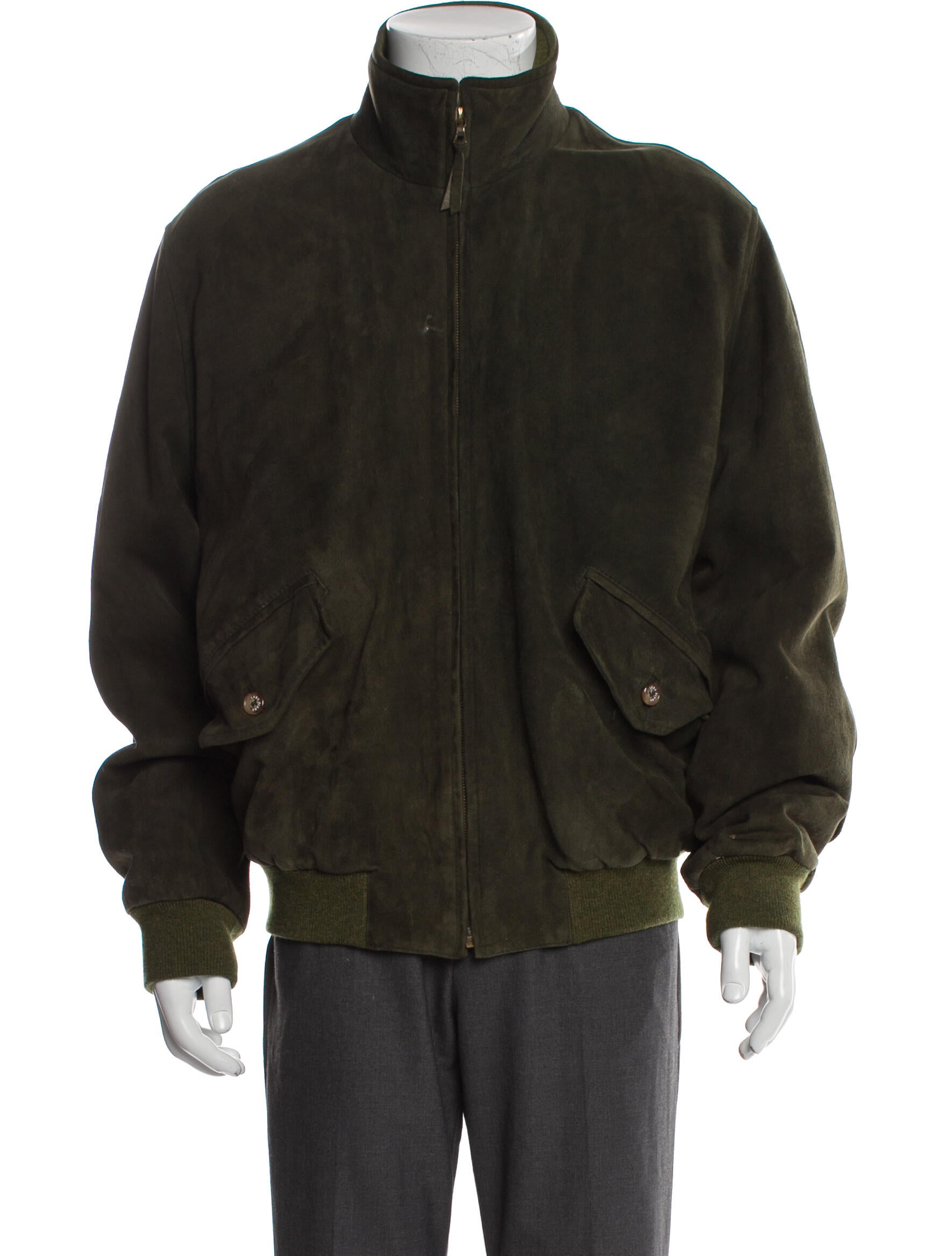 Loro Piana Leather Bomber Jacket