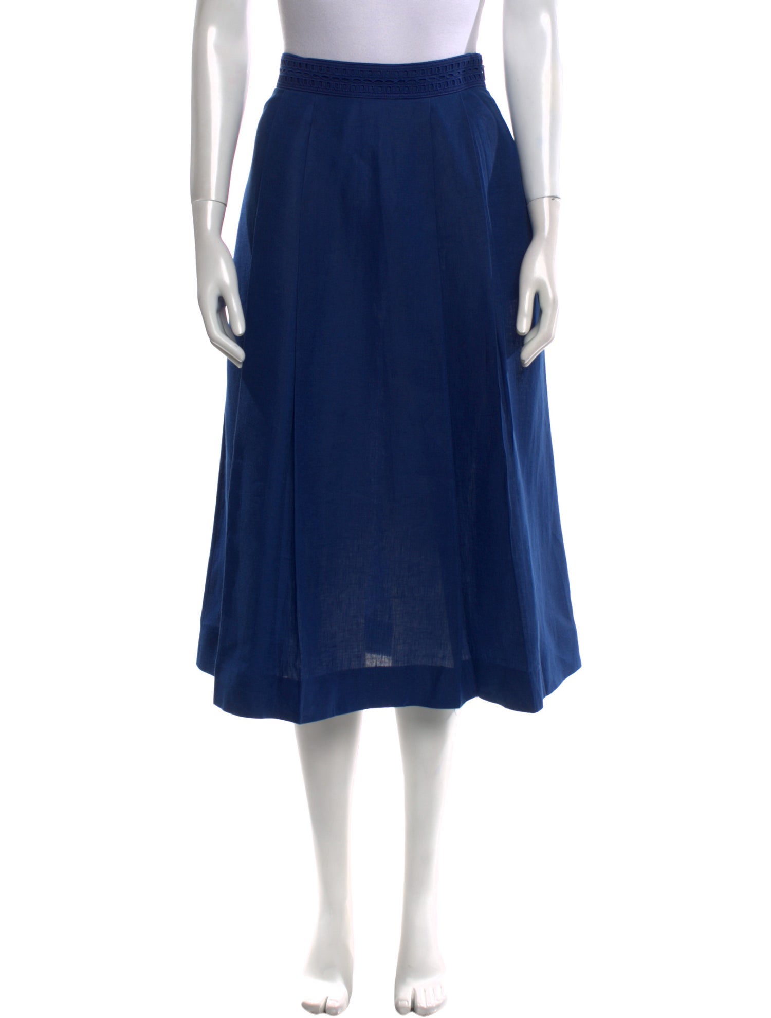 Loro Piana Linen Midi Length Skirt