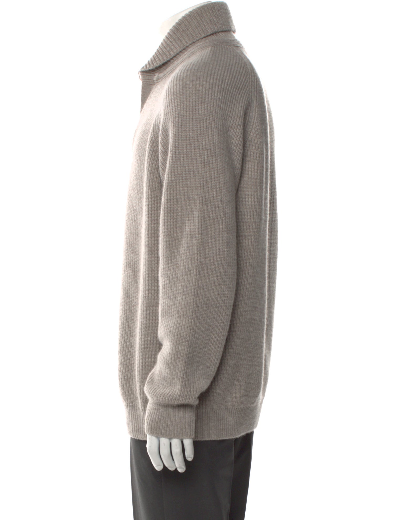 Loro Piana Cashmere Turtleneck Polo Sweater