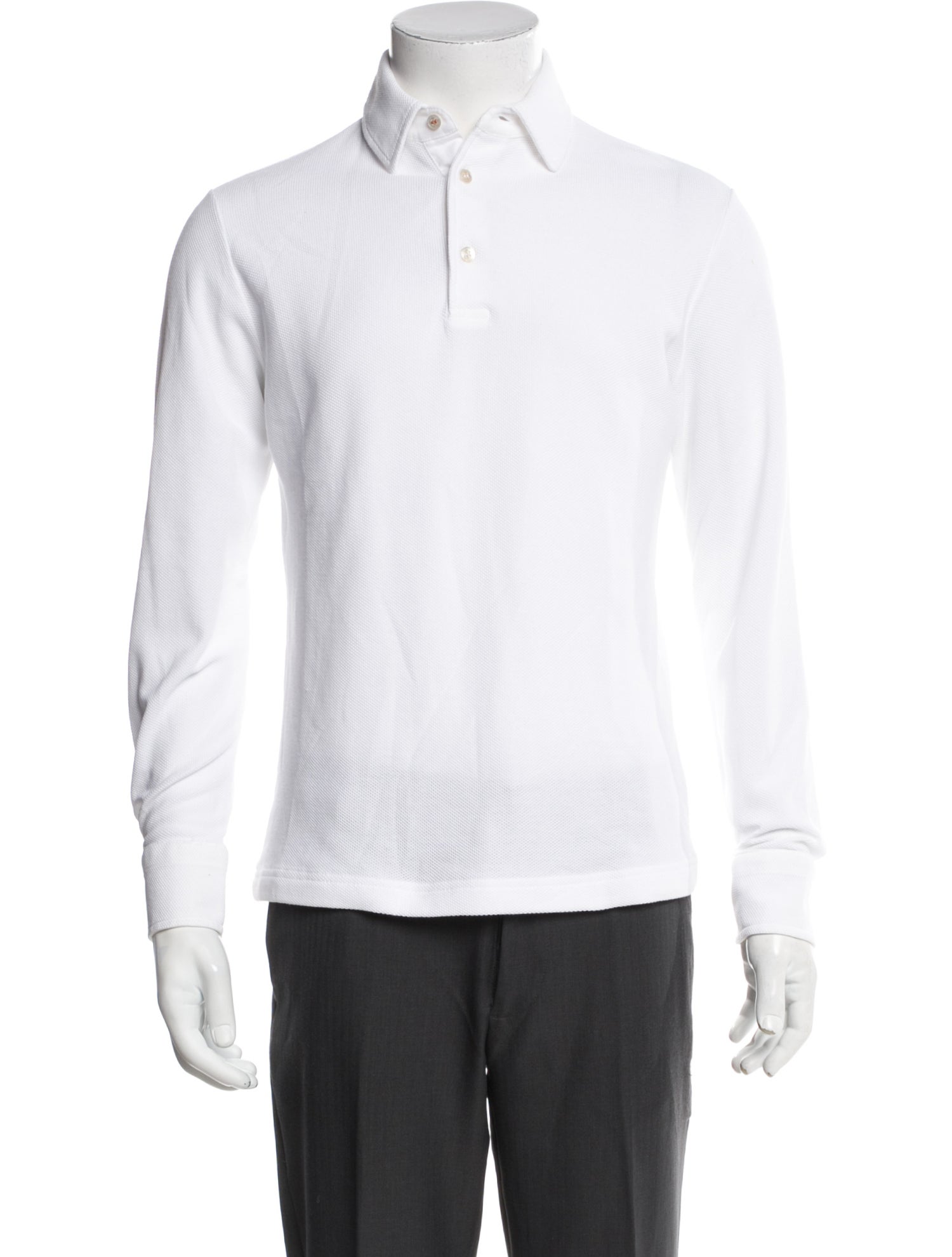 Loro Piana Turtleneck Long Sleeve Polo Shirt
